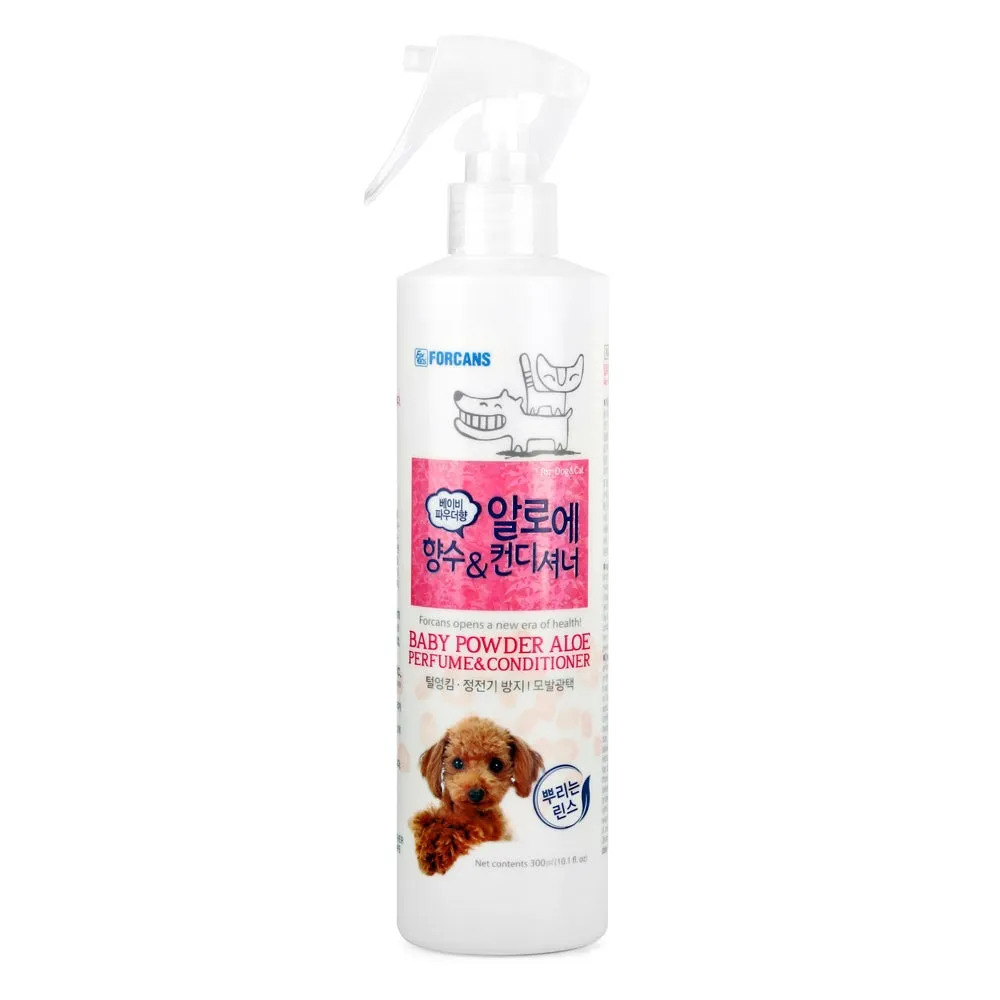 10% OFF: Forbis Baby Powder Aloe Perfume & Conditioner For Cats & Dogs 300ml