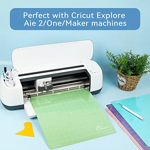 10 Pack Cutting Mats for Cricut - IModeur 12"x12" Cutting Mats for Cricut Accessories - Mats for Cricut Explore Air 2/ Maker 2/3