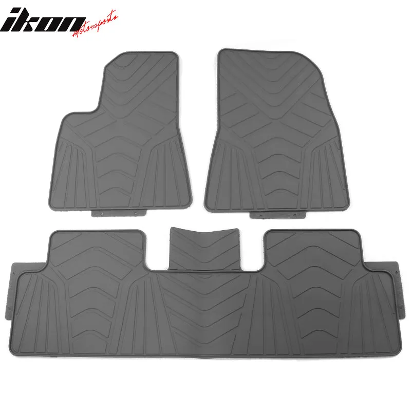 2017-2023 Tesla Model 3 Heavy Duty Latex Floor Mats 3PC Set