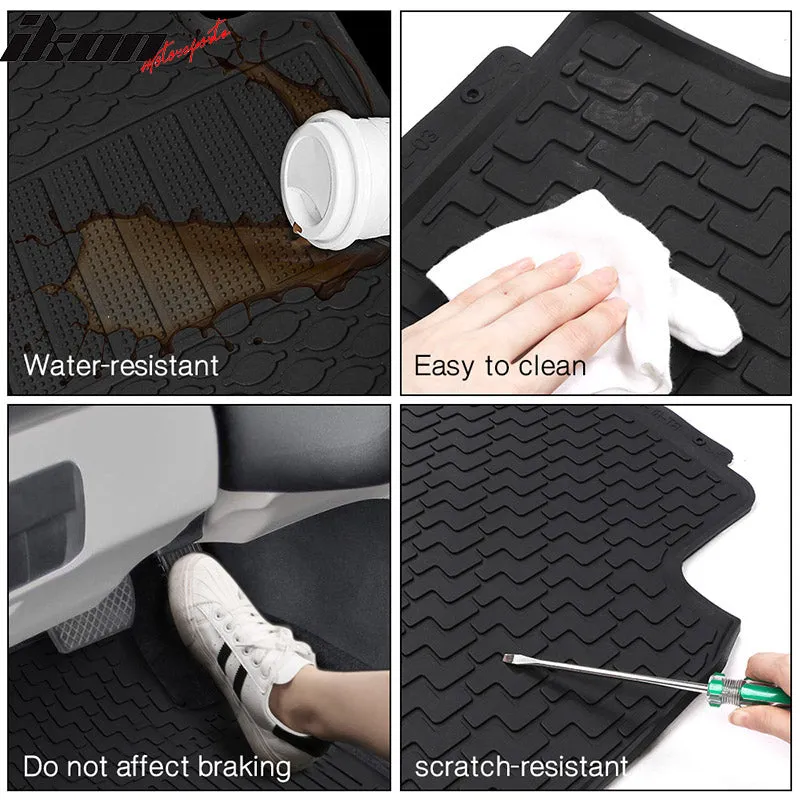 2017-2023 Tesla Model 3 Heavy Duty Latex Floor Mats 3PC Set