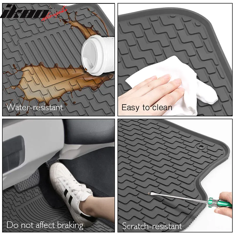 2017-2023 Tesla Model 3 Heavy Duty Latex Floor Mats 3PC Set