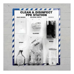 Accuform Clean & Disinfect PPE Station PRF300