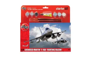 Airfix Large Starter Set, General Dynamic F16a/B Fighting Falcon