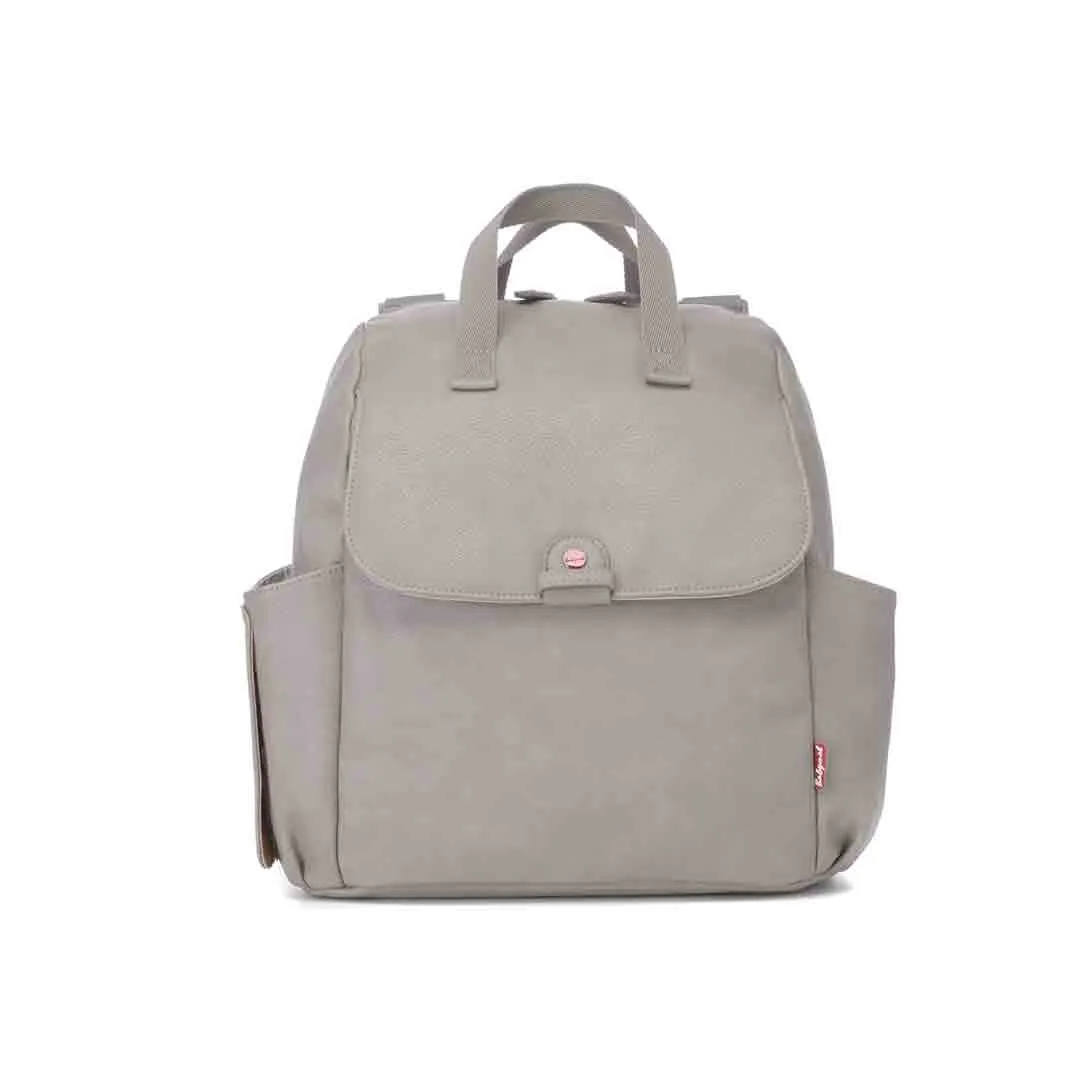 Babymel Robyn PU Changing Backpack - Pale Grey