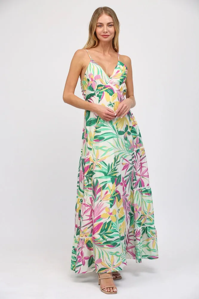 BACK TIE MAXI DRESS