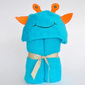 Bamboo Rayon Alien Hooded Turkish Towel Little Kid