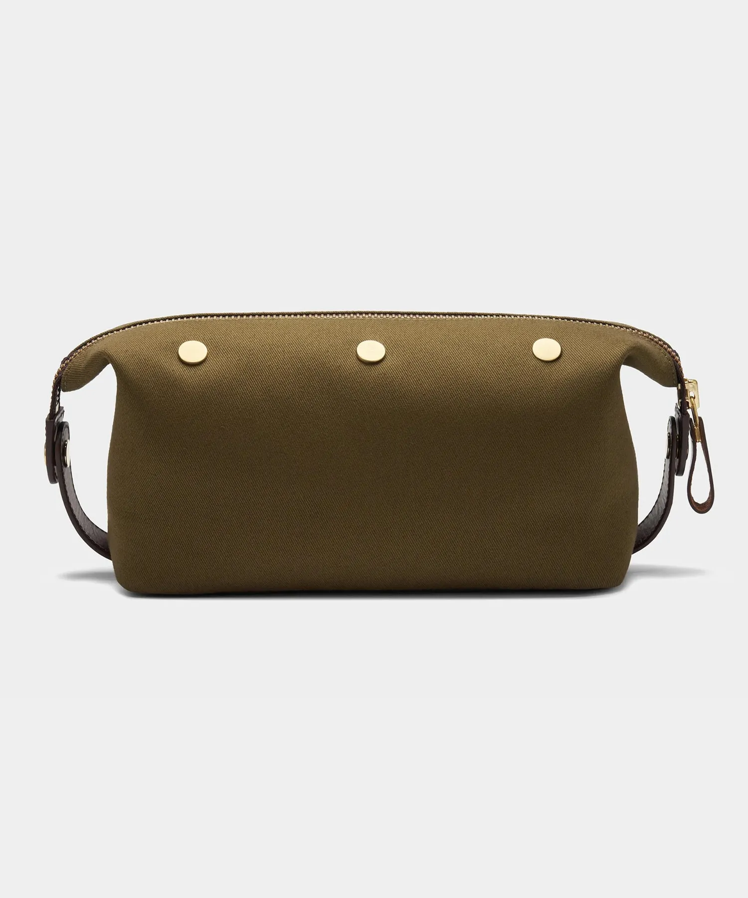 Bennett Winch Canvas Washbag in Olive