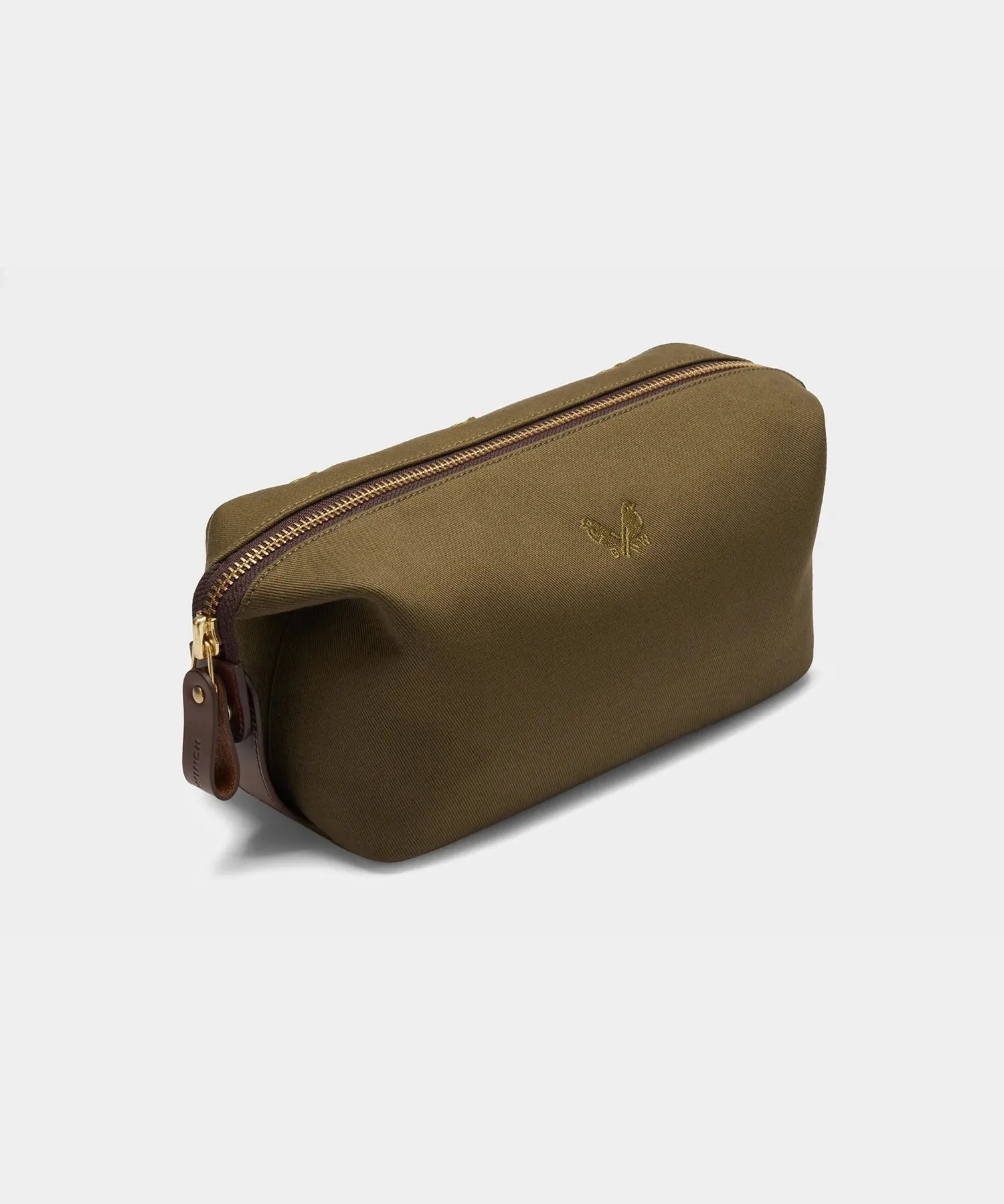 Bennett Winch Canvas Washbag in Olive