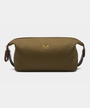 Bennett Winch Canvas Washbag in Olive