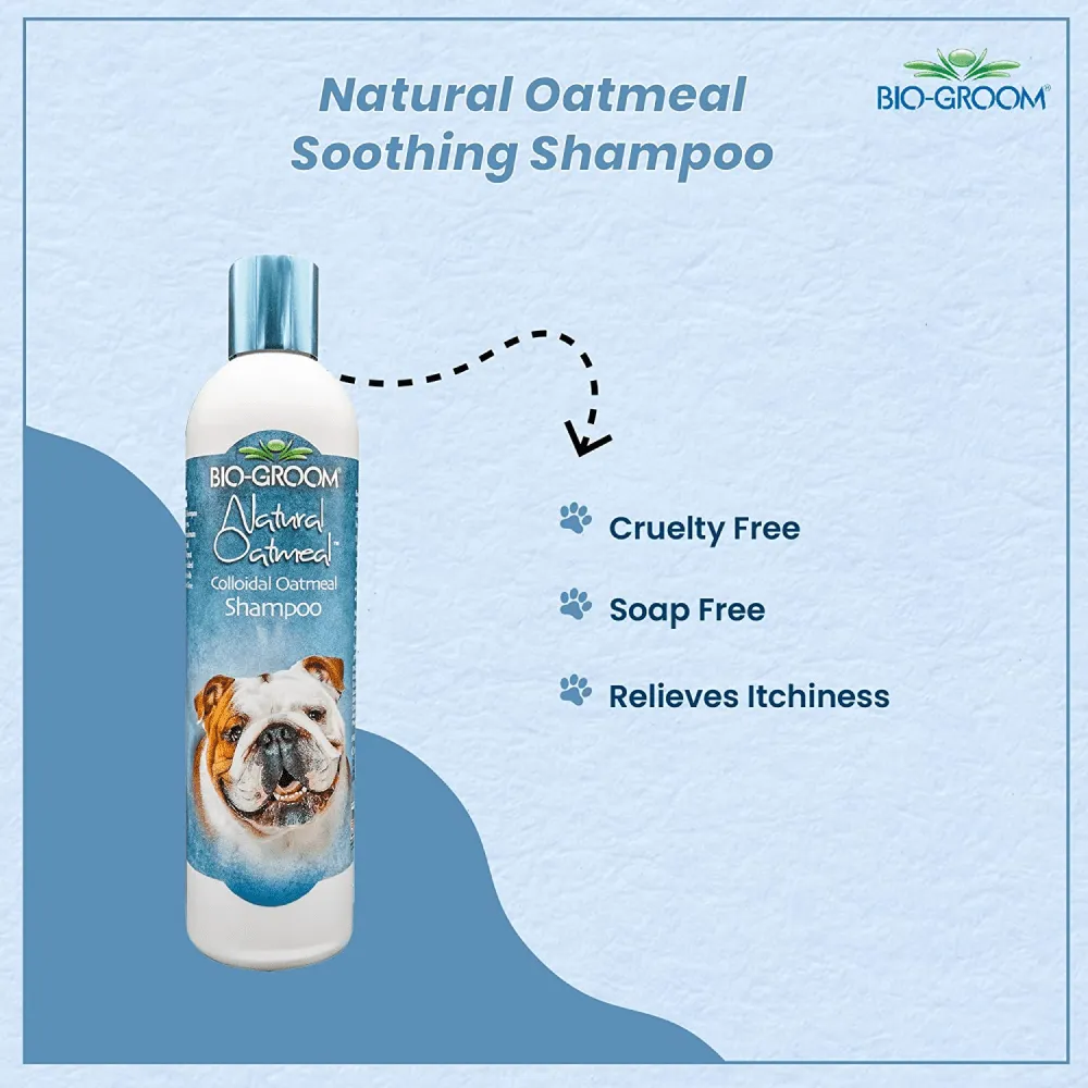 Bio Groom Natural Oatmeal Colloidal Soothing Shampoo for Dogs and Cats