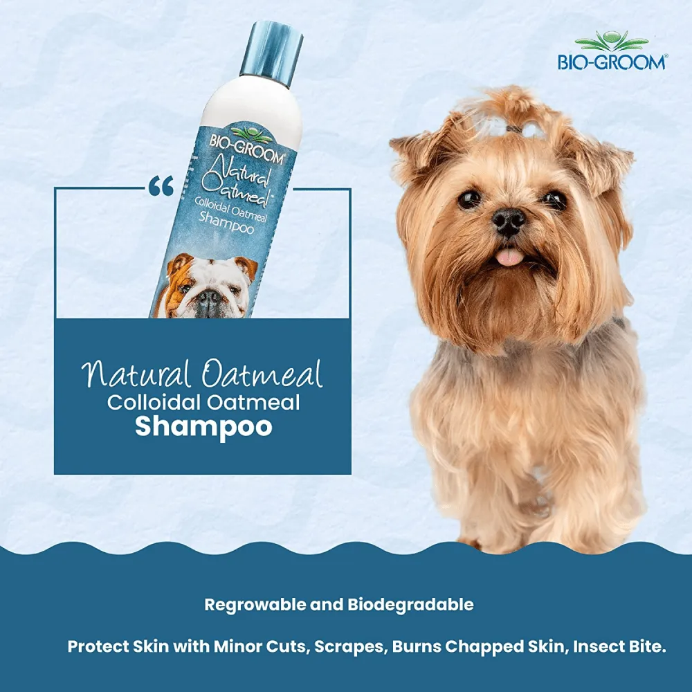 Bio Groom Natural Oatmeal Colloidal Soothing Shampoo for Dogs and Cats