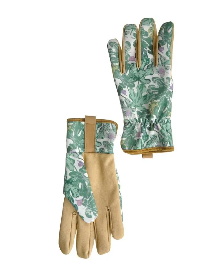 Botanical Floral Garden Gloves