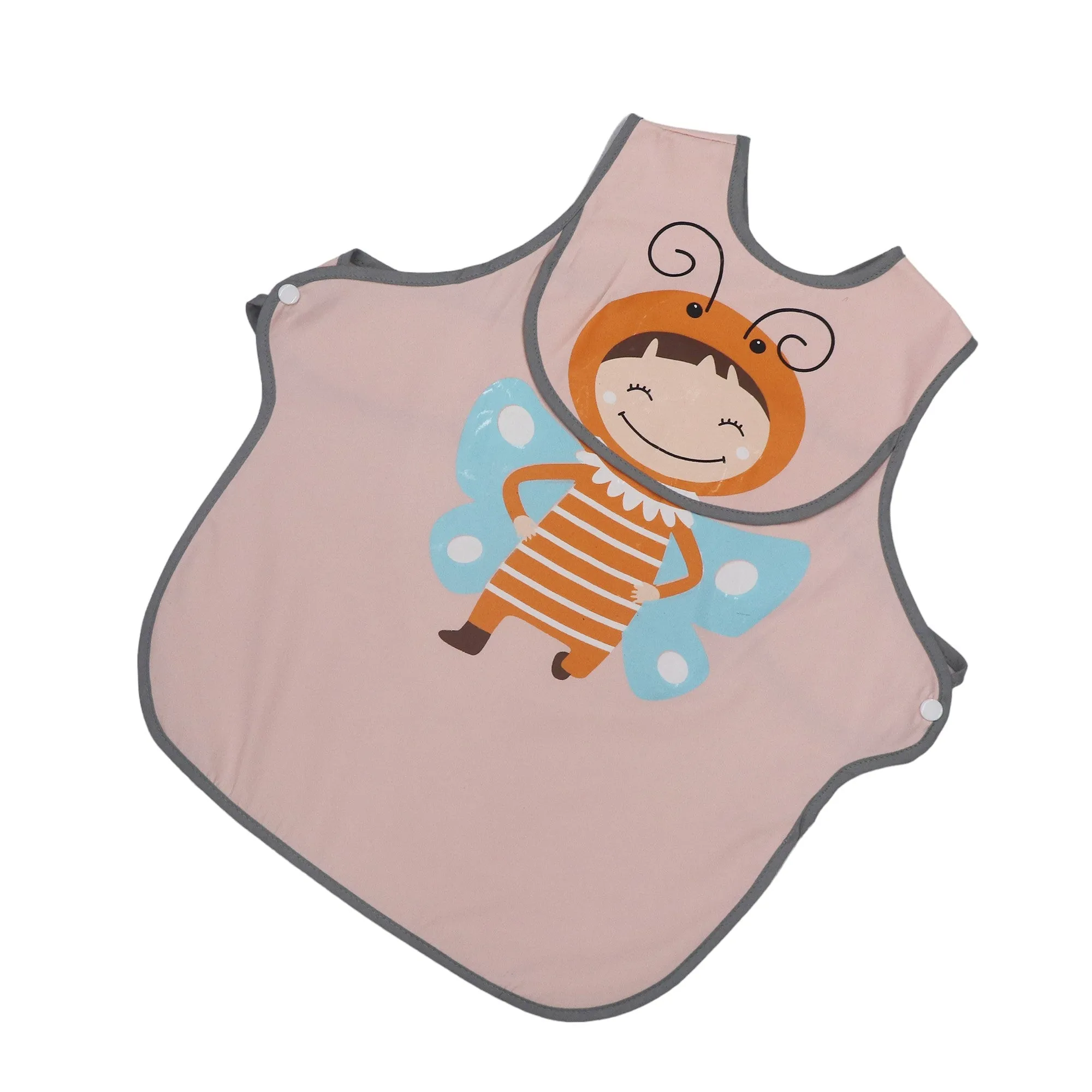 Butterfly Plastic Feeding Baby Bibs