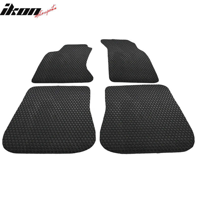 Car Floor Mat for 1996-2001 Audi A4 4Dr Black Carpet Latex 4PC