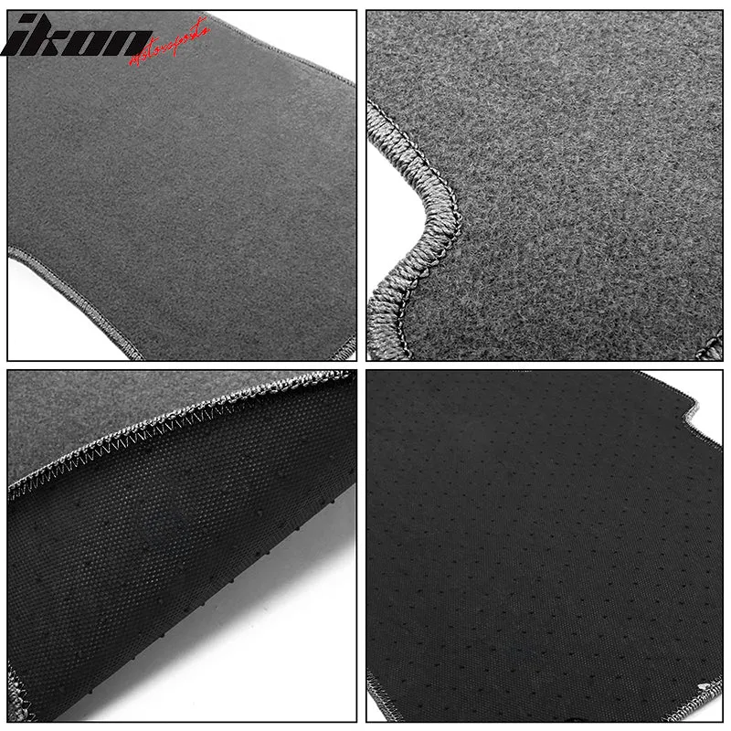 Car Floor Mat for 1999-2005 BMW E46 3 Series 2001-06 M3 Gray 4PC Nylon