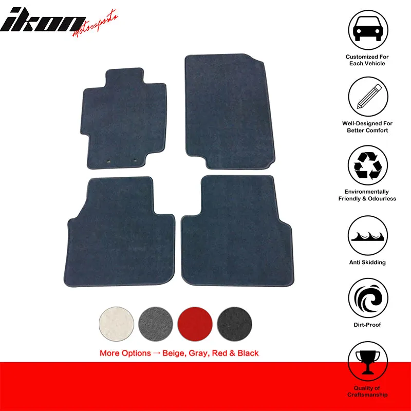 Car Floor Mat for 2004-2008 Acura TL Gray Carpet 4PC Nylon