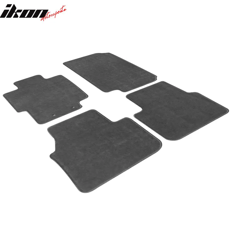 Car Floor Mat for 2004-2008 Acura TL Gray Carpet 4PC Nylon