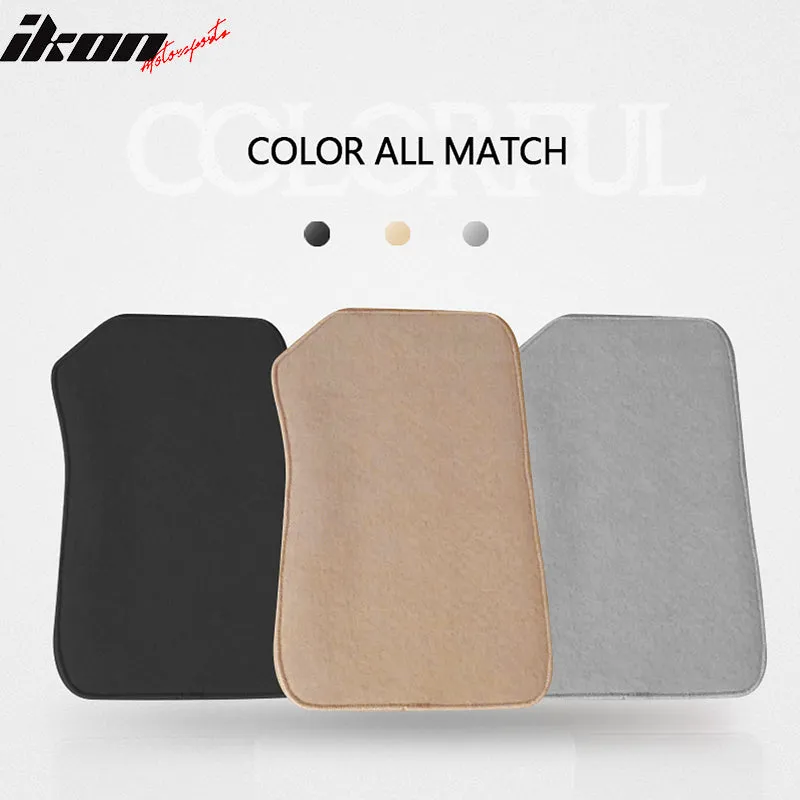 Car Floor Mat for 2006-2011 BMW E90 3 Series Beige Carpet 4PC Nylon