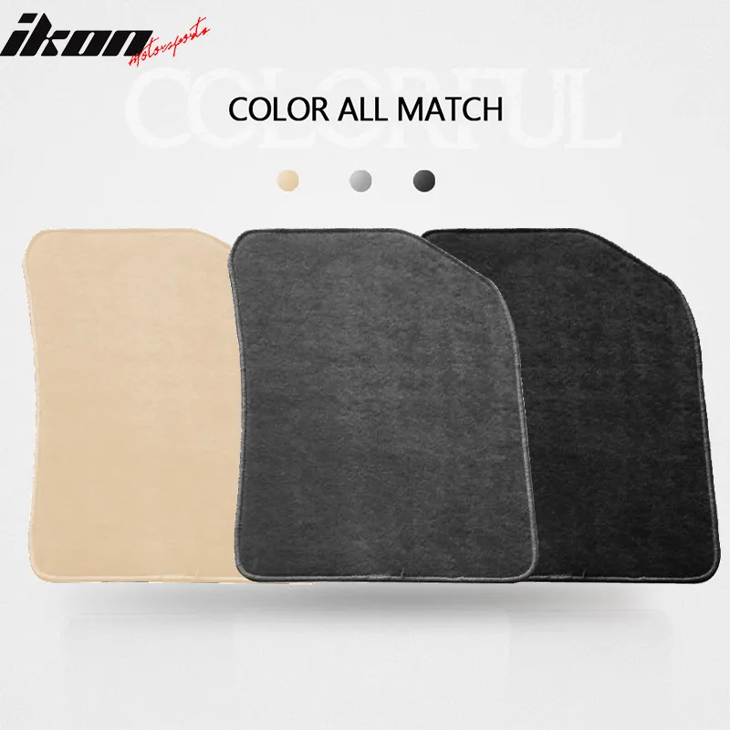 Car Floor Mat for 2009-2013 Toyota Corolla Gray Carpet 4PC Nylon