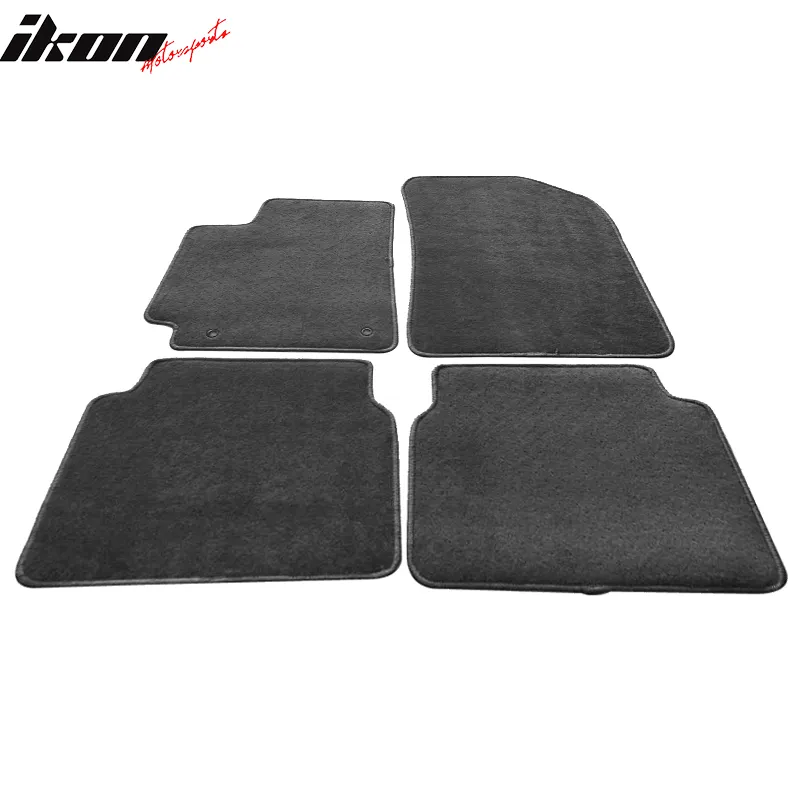 Car Floor Mat for 2009-2013 Toyota Corolla Gray Carpet 4PC Nylon