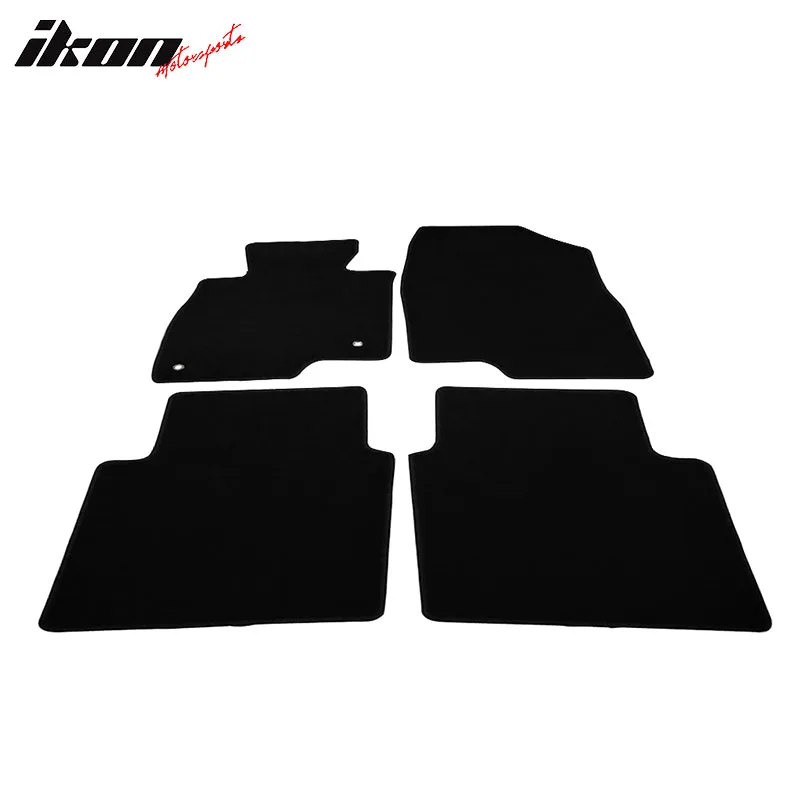 Car Floor Mat for 2014-2021 Mazda 6 Black Front Rear  Nylon 4 PCS