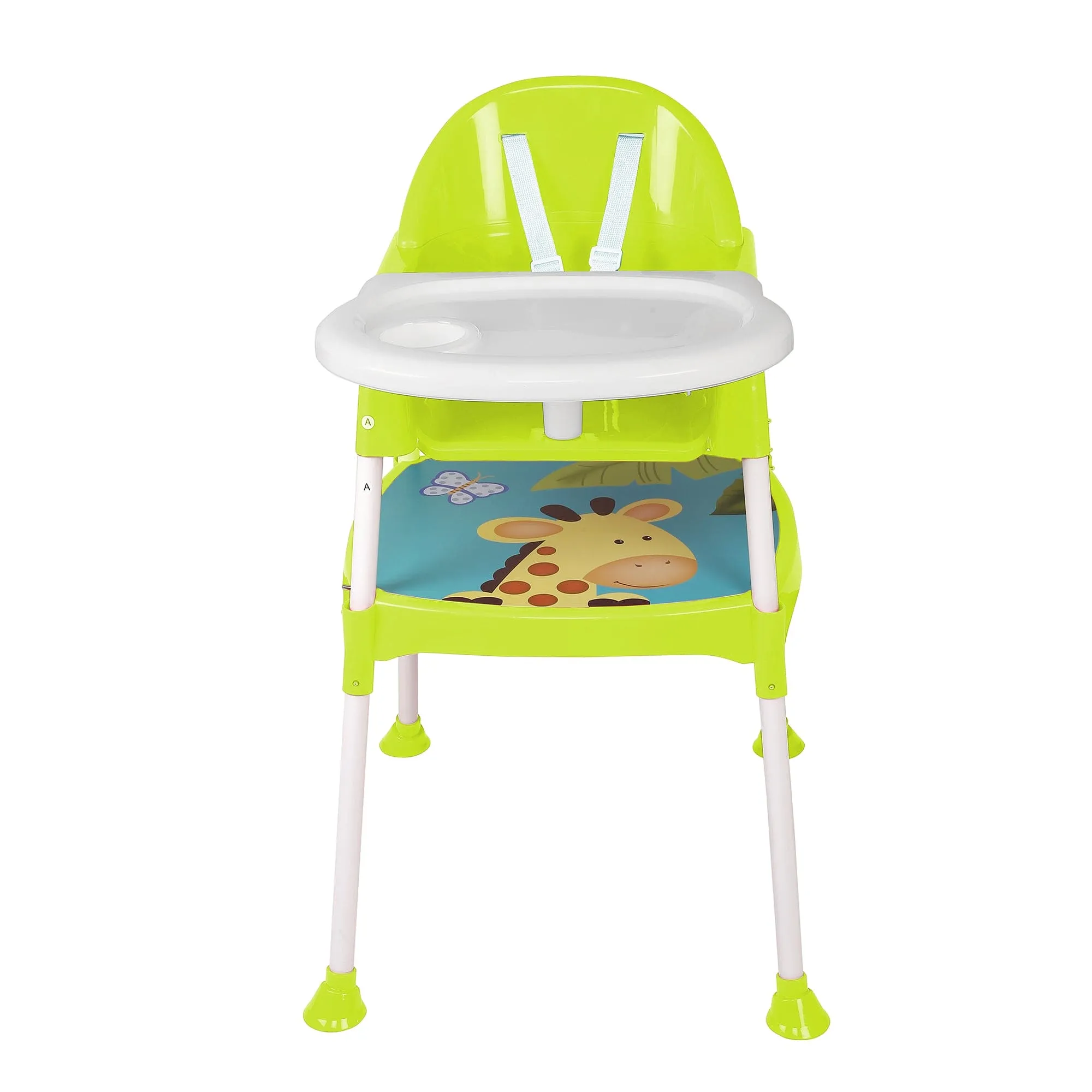 Giraffe Lime Green High Dining Chair