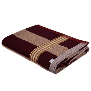 Heart Home Lightweight Bath Towel|450 GSM Soft Cotton & Super Absorbent|Quick Dry Shower Towel Perfect for Daily Use|27x57 Inch (Maroon)