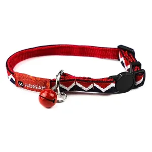 HiDREAM Rainbow Adjustable Cat Collar (Red)