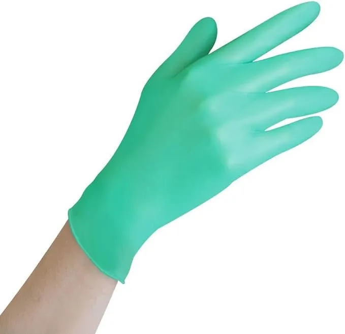 (In-Stock) 3X Green Vinyl Gloves (3 Mil)