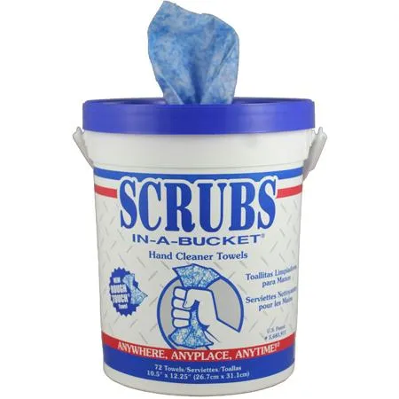 ITW Dymon Scrubs in-a-Bucket Hand Cleaner Towel(72 ct.)