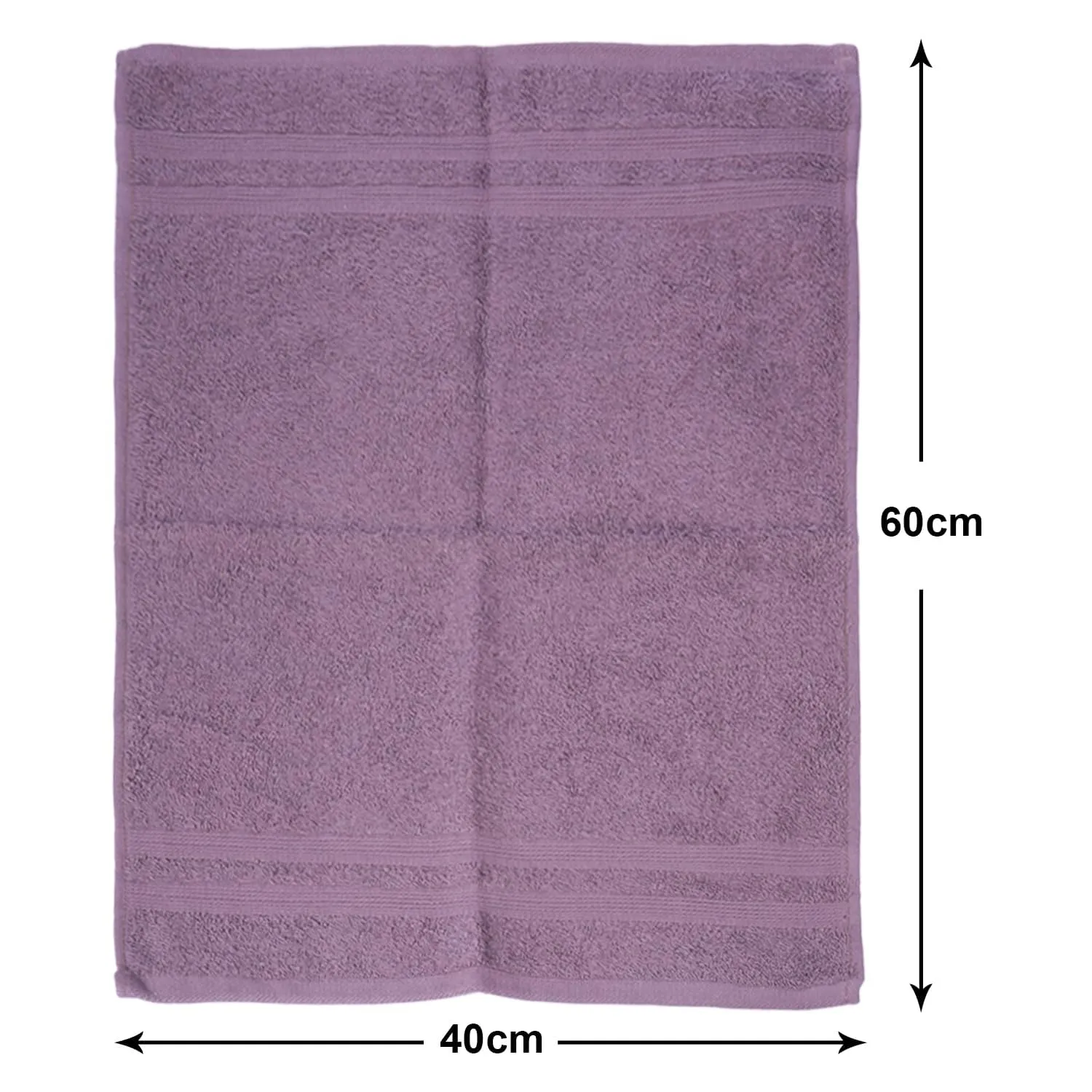 Kuber Industries 525 GSM Cotton Hand Towels |Super Soft, Quick Absorbent & Anti-Bacterial|Gym & Workout Towels|Pack of 6 (Purple & Green)