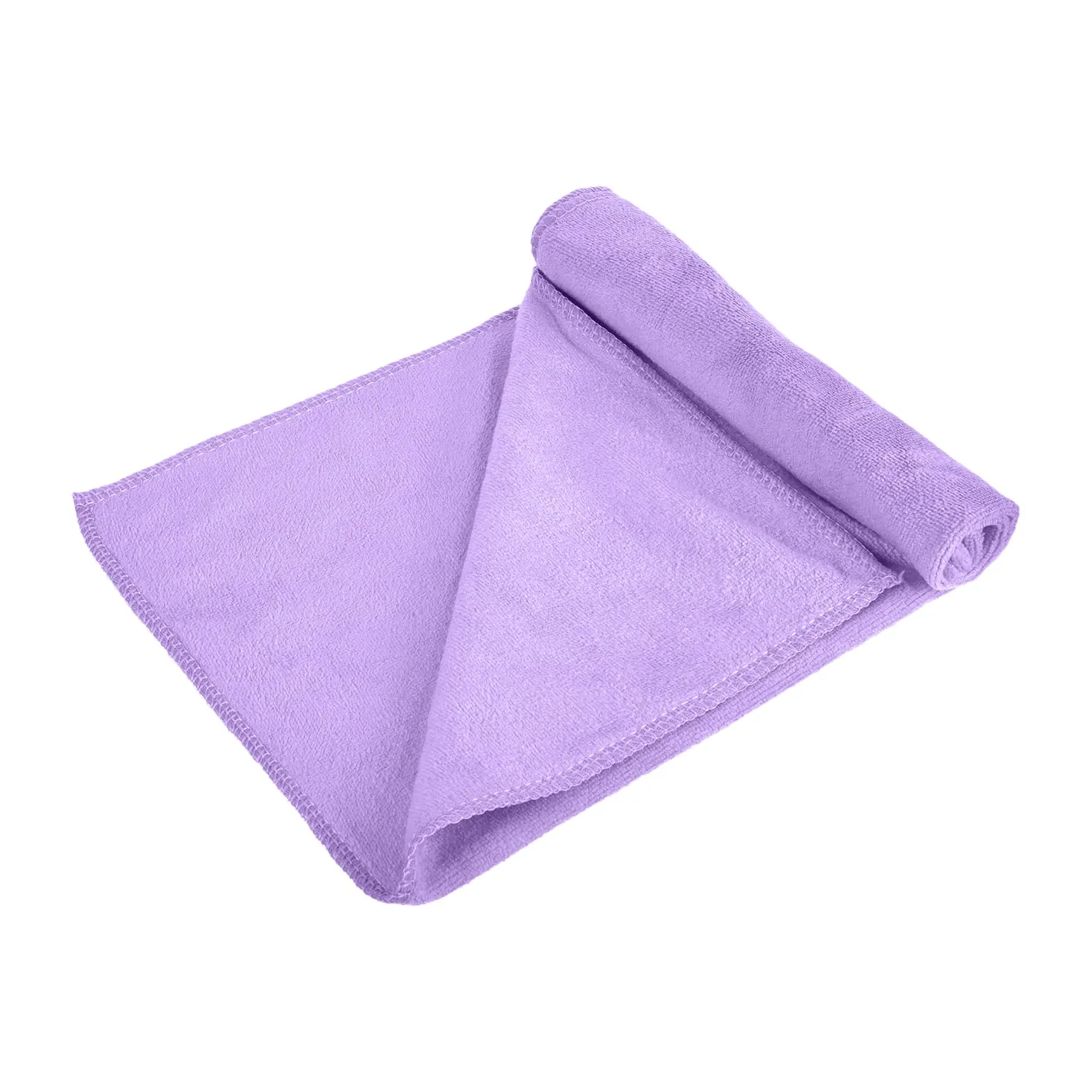 Kuber Industries Cleaning Towel | Reusable Cleaning Cloths for Kitchen | Duster Towel for Home Cleaning | 400 GSM Cleaning Cloth Towel for Car | Bike | 50x70 | Pack of 2 | Purple