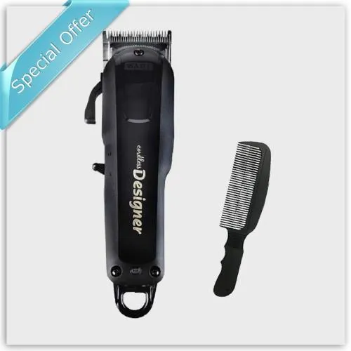 Lithium Cordless Designer Clipper Plus Flat Top Comb