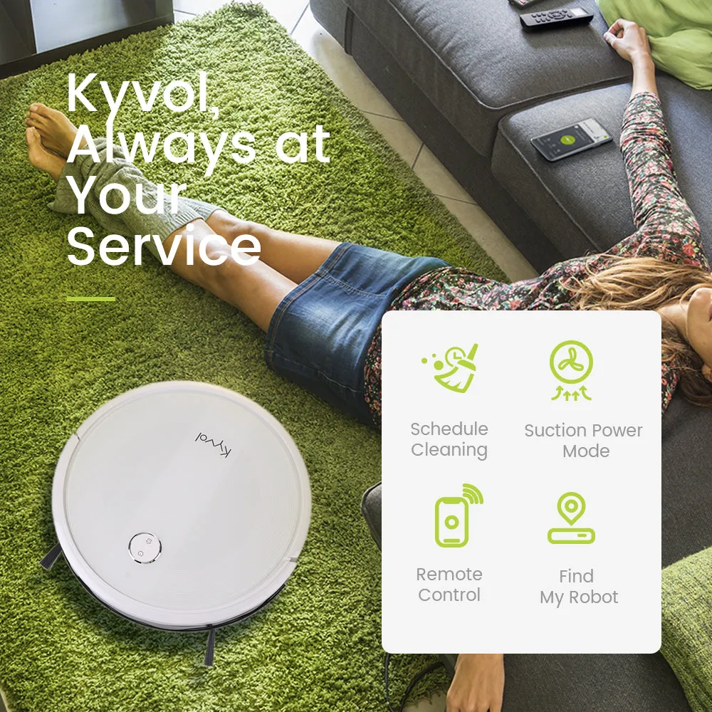 <span>Kyvol Cybovac E20 Robot Vacuum Cleaner</span> <br /> <span>The Best Entry-level Robot Vacuum</span>