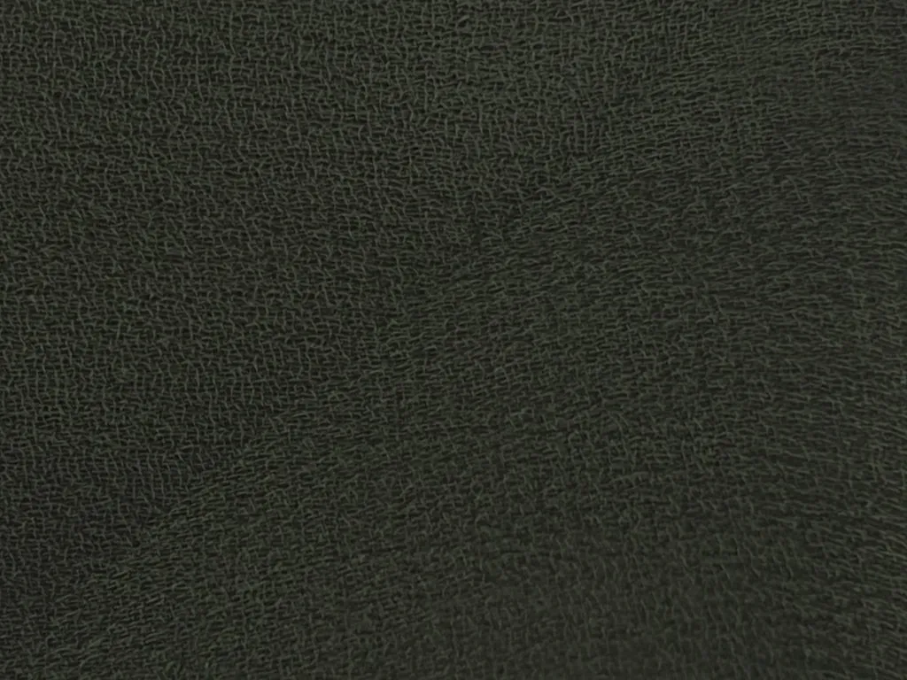 Miltitary Green Plain 60 Grams Georgette Fabric (Wholesale)