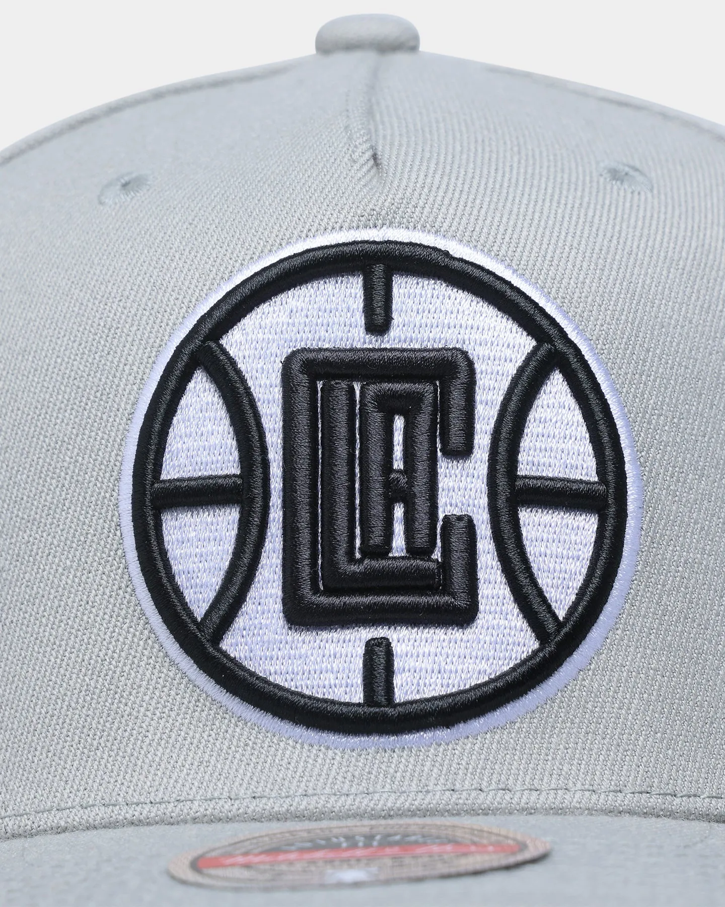 Mitchell & Ness Los Angeles Clippers 'Greytones' Classic Red Snapback Grey