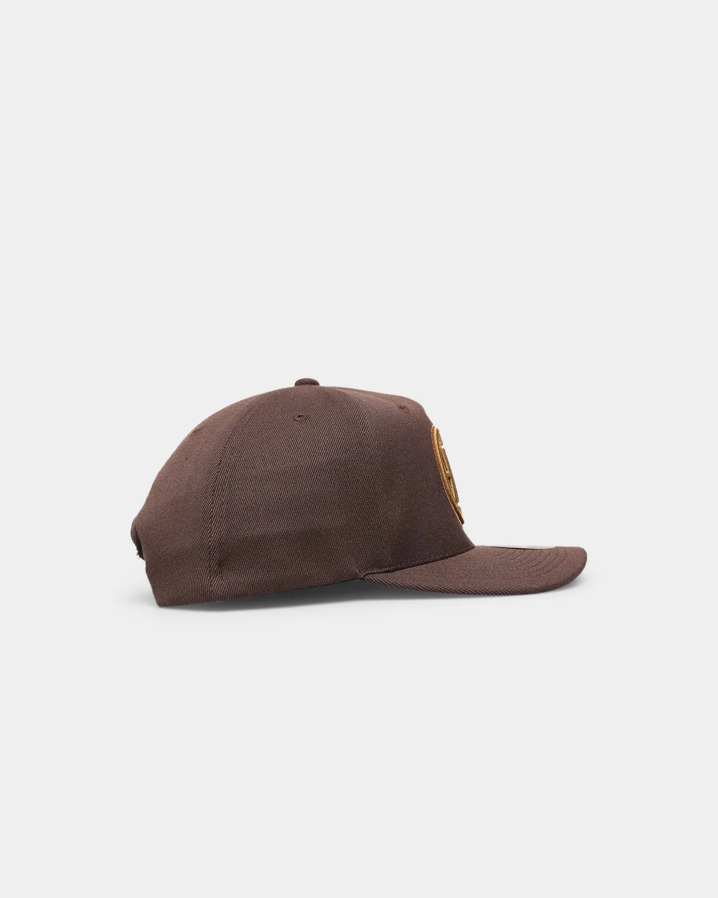 Mitchell & Ness Los Angeles Clippers 'Lux Brown' Classic Red Snapback Baroque Brown