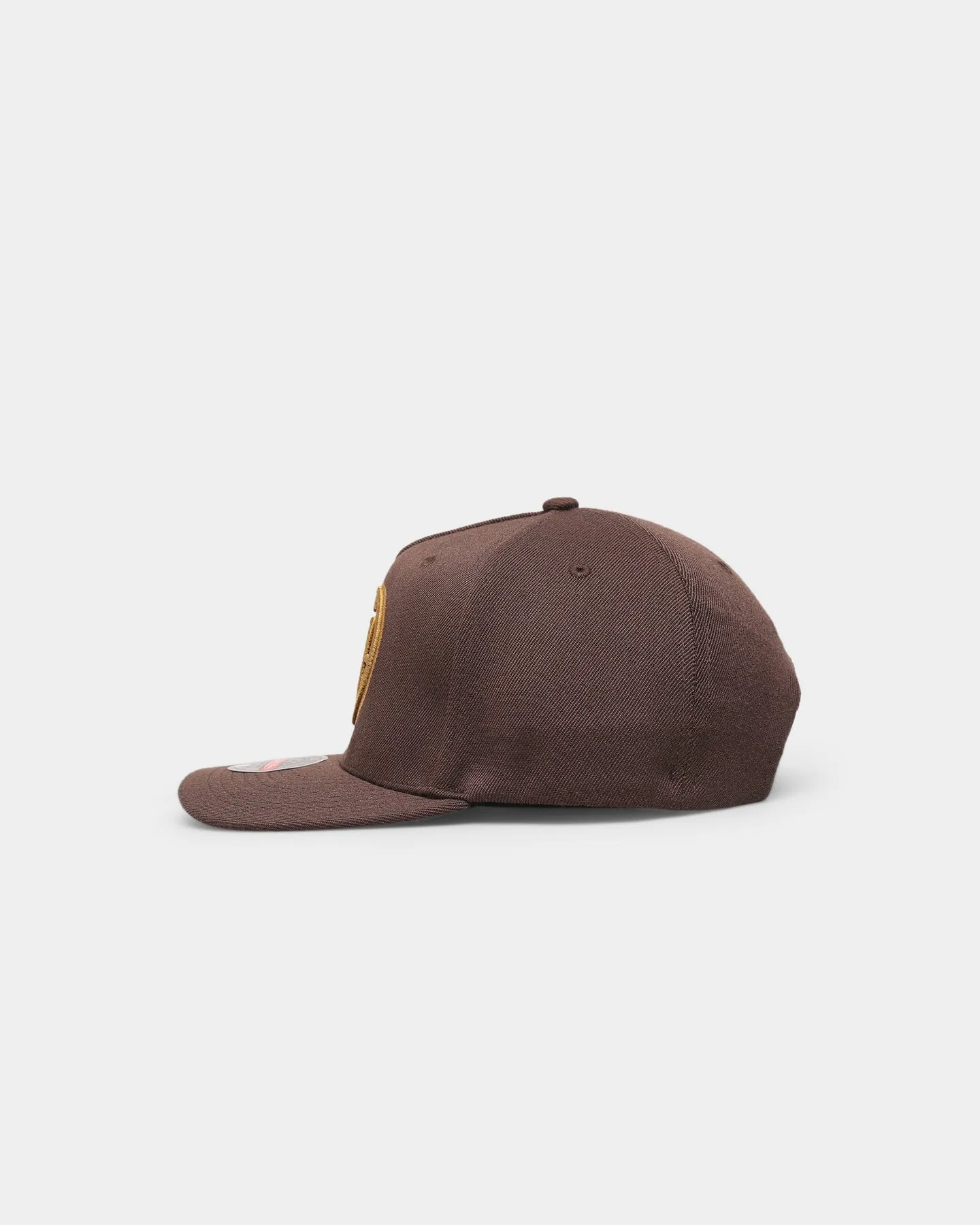 Mitchell & Ness Los Angeles Clippers 'Lux Brown' Classic Red Snapback Baroque Brown