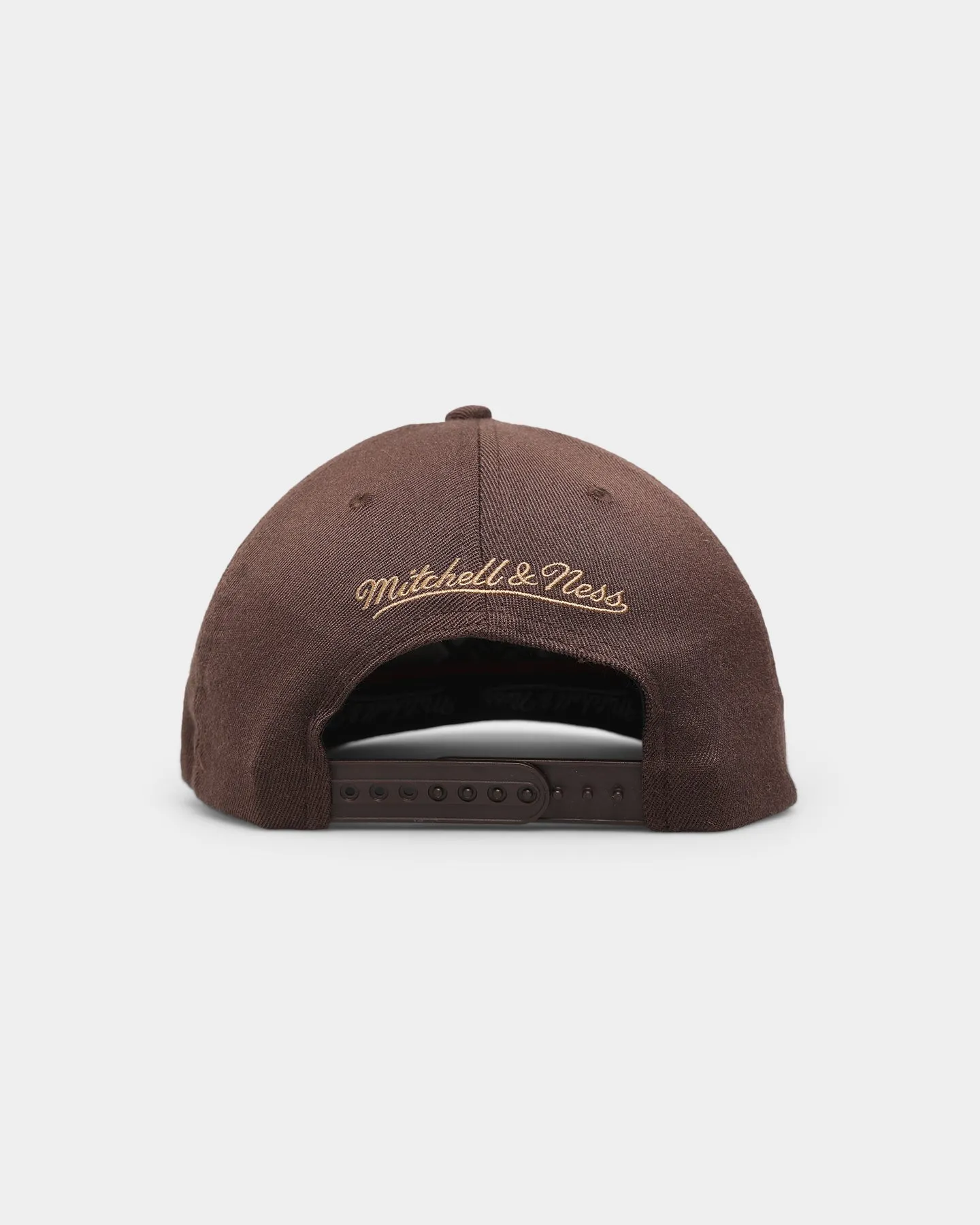 Mitchell & Ness Los Angeles Clippers 'Lux Brown' Classic Red Snapback Baroque Brown