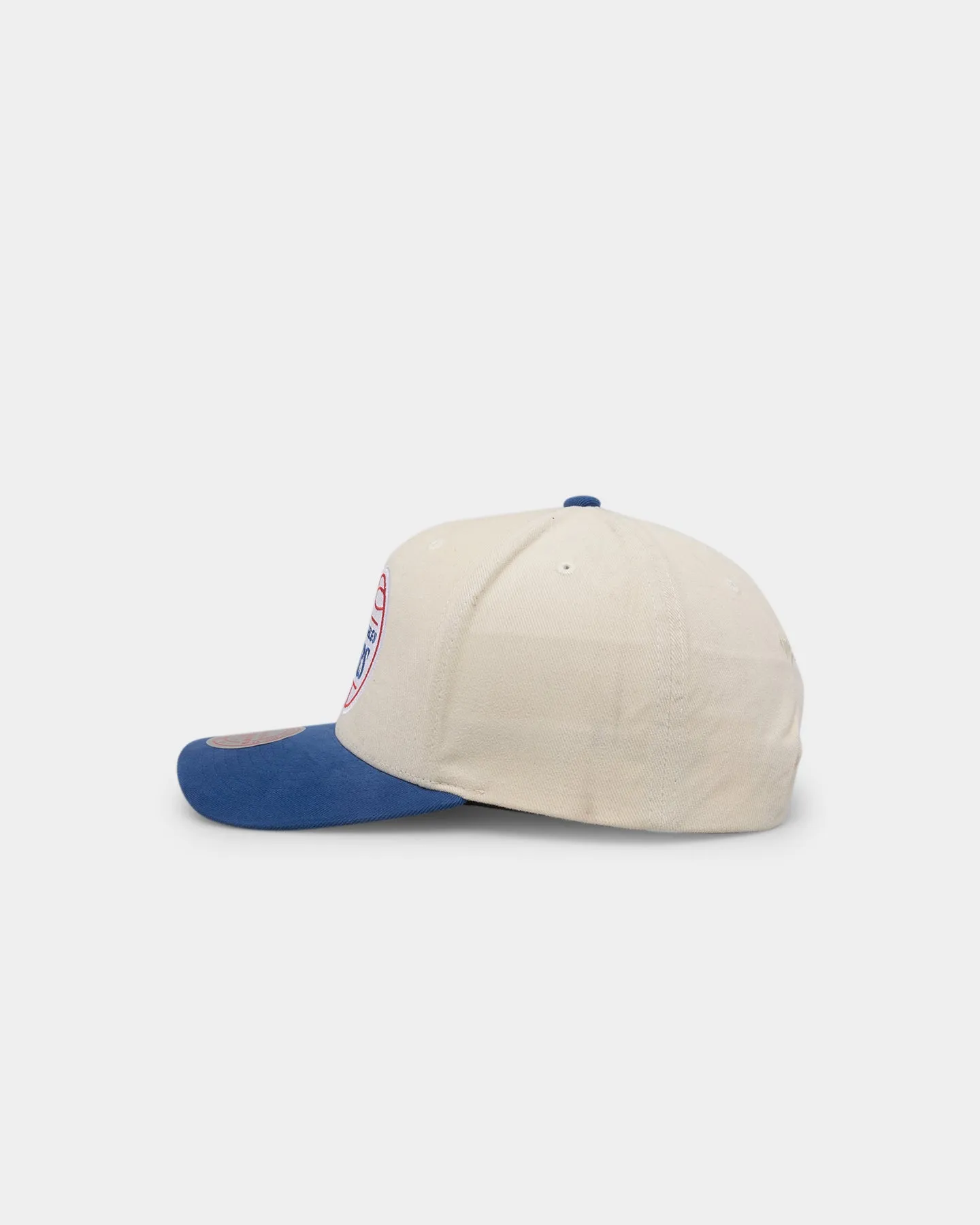 Mitchell & Ness Los Angeles Clippers Pro Crown Snapback Off White/Royal