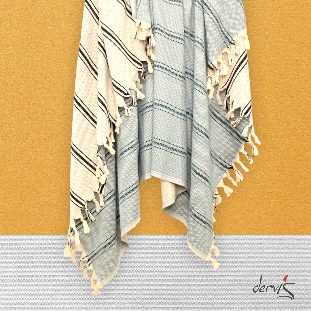 Natural Cotton Turkish Towel Beach Blanket