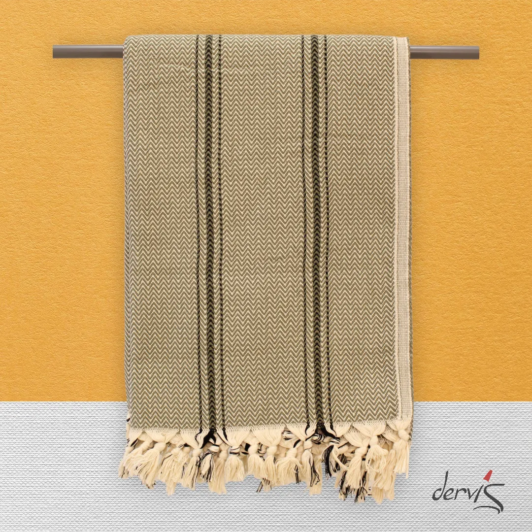 Natural Cotton Turkish Towel Beach Blanket