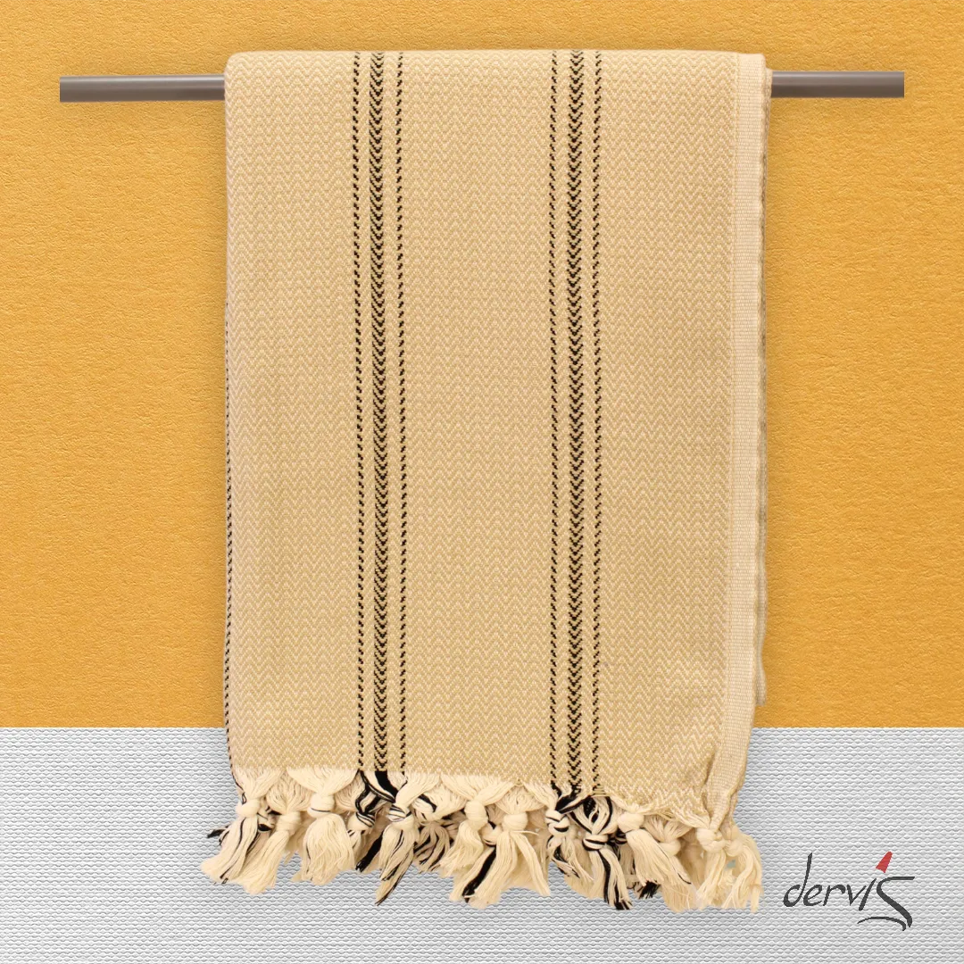 Natural Cotton Turkish Towel Beach Blanket