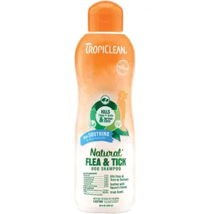 Natural Flea & Tick Shampoo plus Soothing, 20 oz.