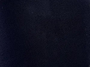 Navy Blue Plain 60 Grams Georgette Fabric (Wholesale)