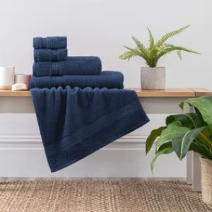 Navy Egyptian Cotton Towel ( 27" x 54")