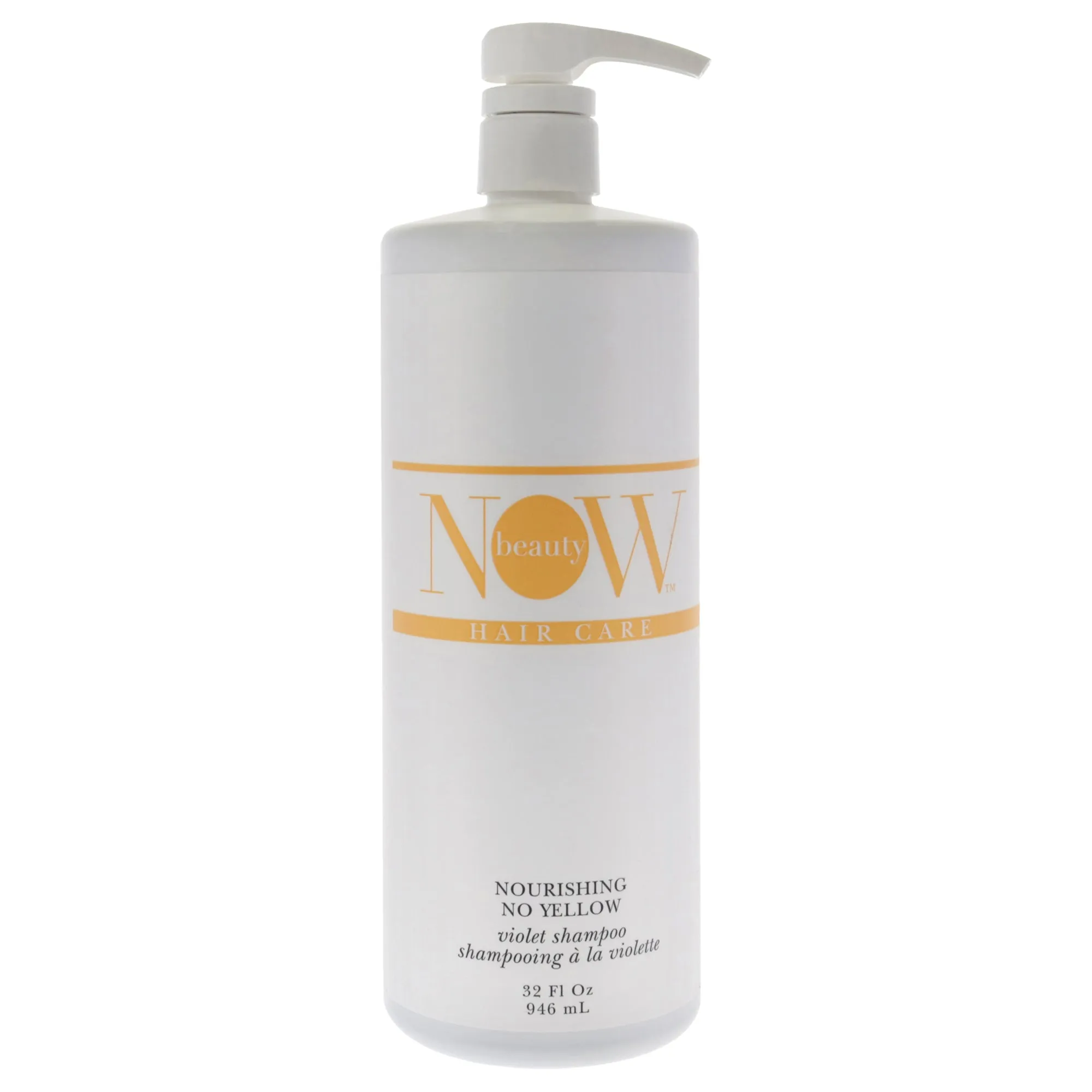 No Yellow Shampoo by NOW Beauty for Unisex - 32 oz Shampoo