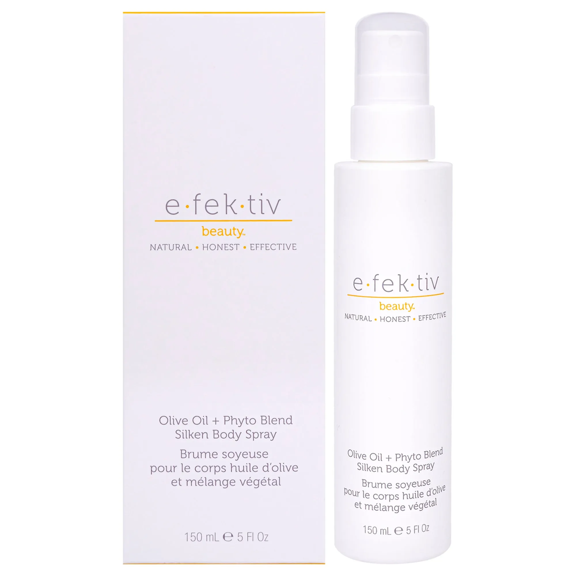 Olive Oil Plus Phyto Blend Silken Body Spray by e.fek.tiv for Unisex - 5 oz Body Spray