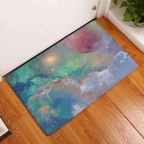 Outer Space Anti-Slip Floor Mat