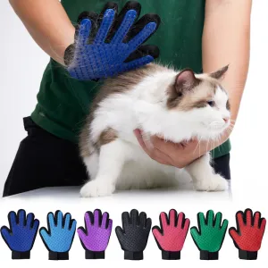 Pet Glove Cat Grooming   Hair Deshedding Brush Dog Comb for Bath  Remover Clean Massage  For Animal